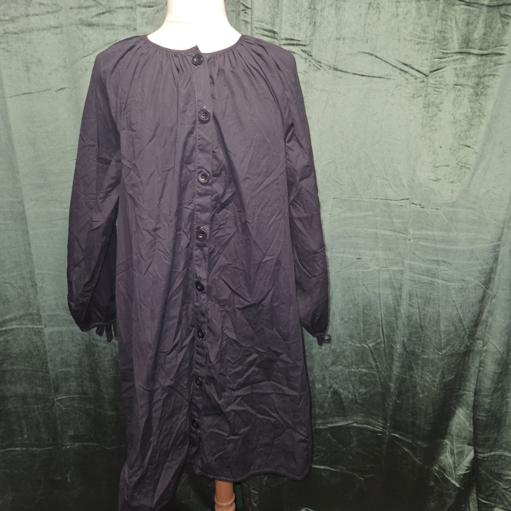 J. Crew Tie Sleeve Button Front Dress - Picture 2 of 5